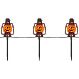 Northlight Seasonal Halloween Jack O'' Lantern Lights - Set of 3