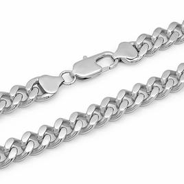 Mens Gentlemen's Classics™ Stainless Steel Curb Necklace