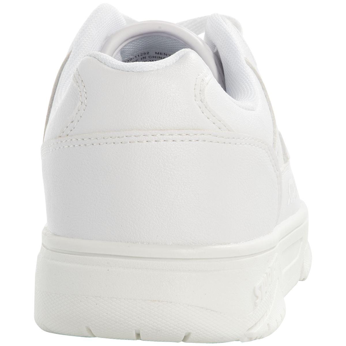 Mens Starter® Fastbreak Low X White Monochrome Athletic Sneakers