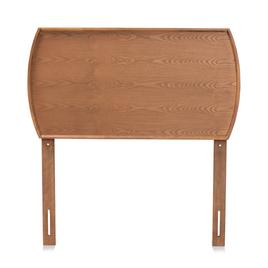 Baxton Studio Laurien Ash Walnut Wood Twin Size Headboard