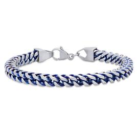 Mens Gentlemen's Classics(tm) Stainless Steel Two-Tone Link Bracelet
