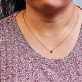 Haus of Brilliance 10kt. Rose Gold 1/2ctw. Diamond Round Pendant