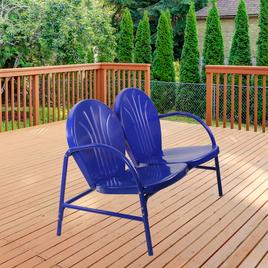 Northlight Seasonal 47in. Outdoor Retro Tulip Loveseat