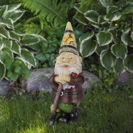 Northlight Seasonal Gnome w/ Butterfly & Ladybug Garden Statue