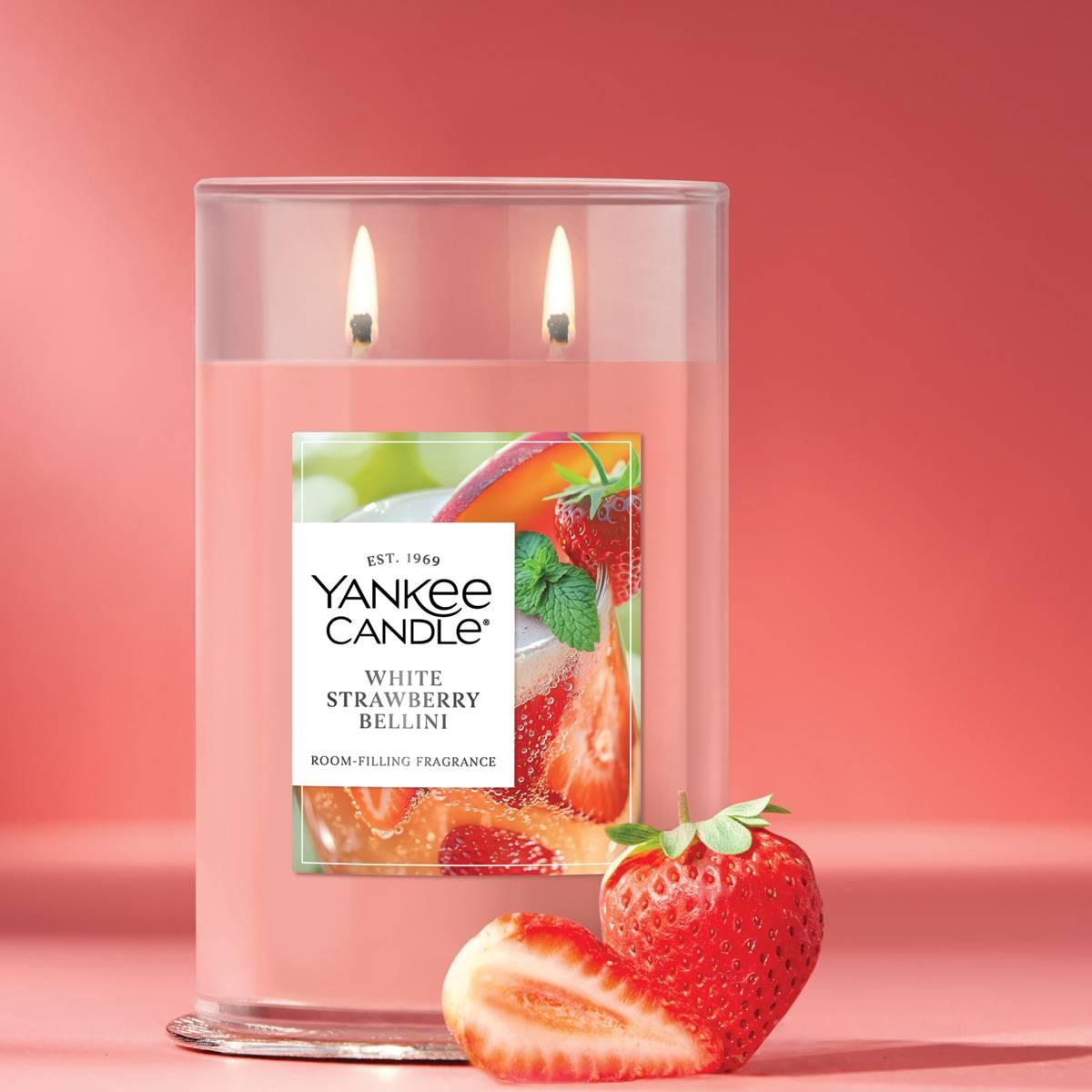 Yankee Candle® White Strawberry Bellini 2 Wick 20oz. Jar Candle