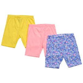 Girls (4-6x) Insta Girl® 3pk. Ditsy Bike Shorts