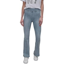 Womens DKNY Essential High Rise Pull On Flare Jeans