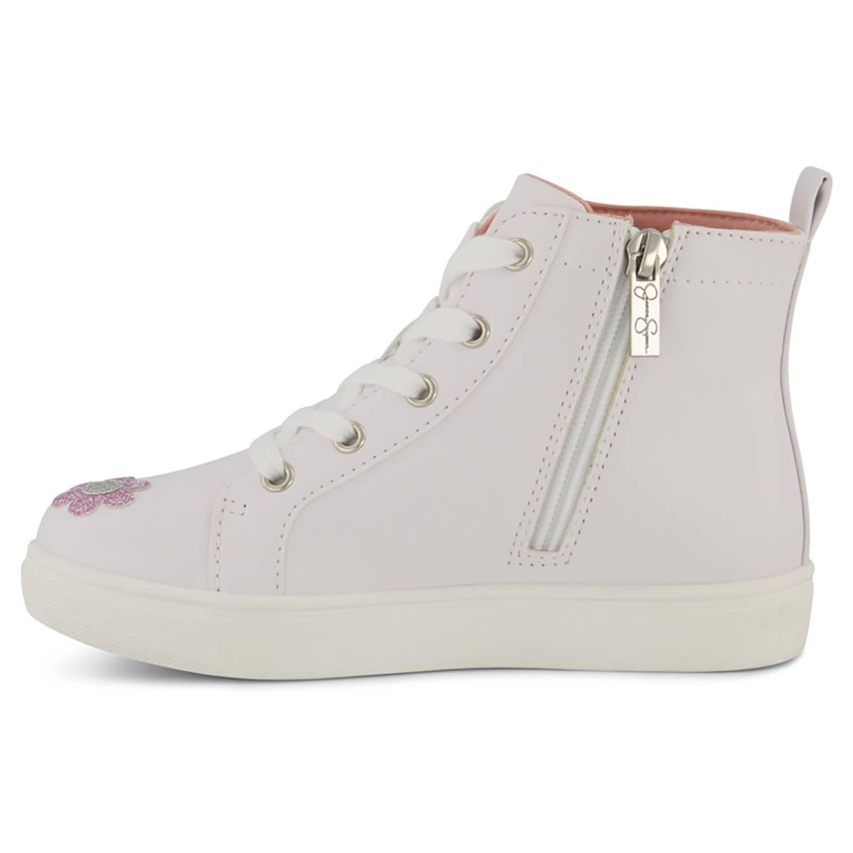 Big Girls Jessica Simpson Gina Flower High-Top Fashion Sneakers
