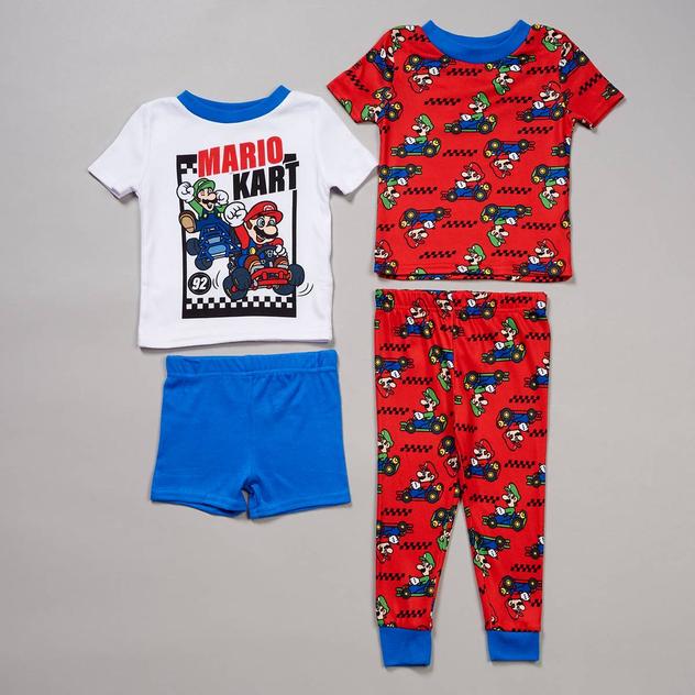 Toddler Boy Mario Kart™ Super Soft 4pc. Pajama Set
