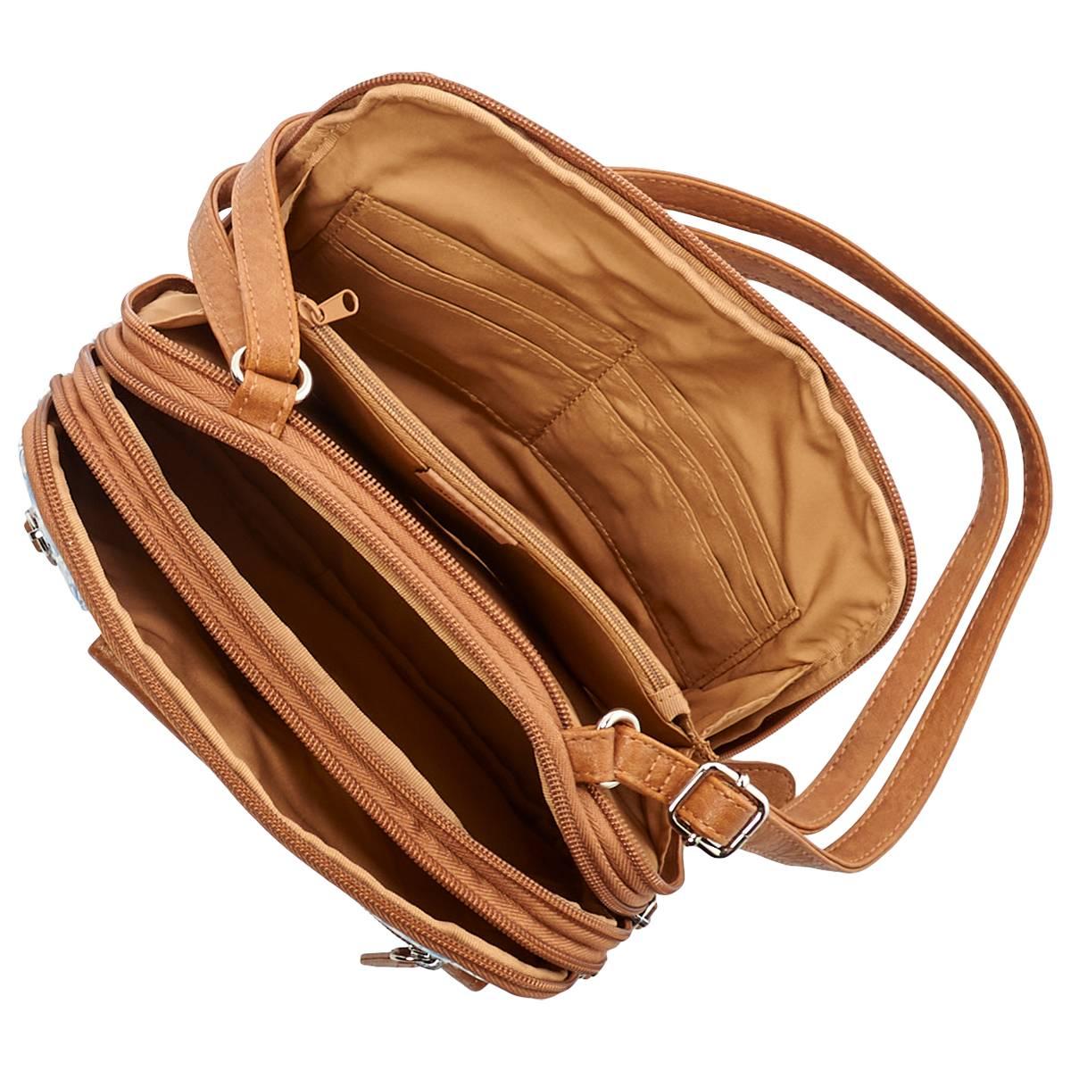 MultiSac Geometric Zippy Crossbody