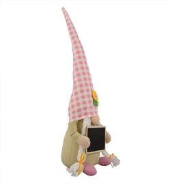 Northlight Seasonal Springtime Girl Gnome with Chalkboard