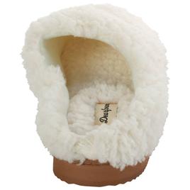 Womens Dearfoams® Fiona Teddy Clog Slippers