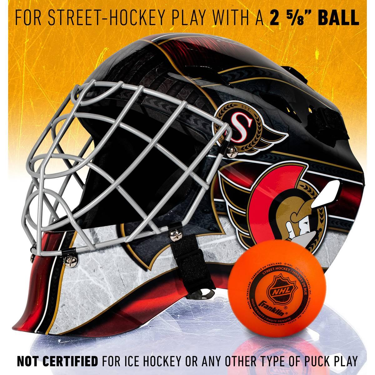 Franklin® GFM 1500 NHL Senators Goalie Face Mask