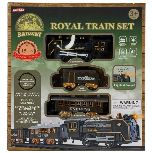 Hunson Royal Train with Sound & Light Set