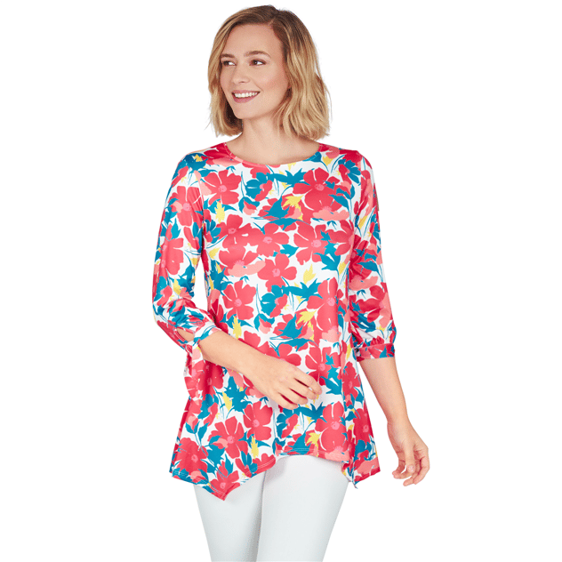 Womens Larky Lark 3/4 Tie Sleeve Daisy Blouse