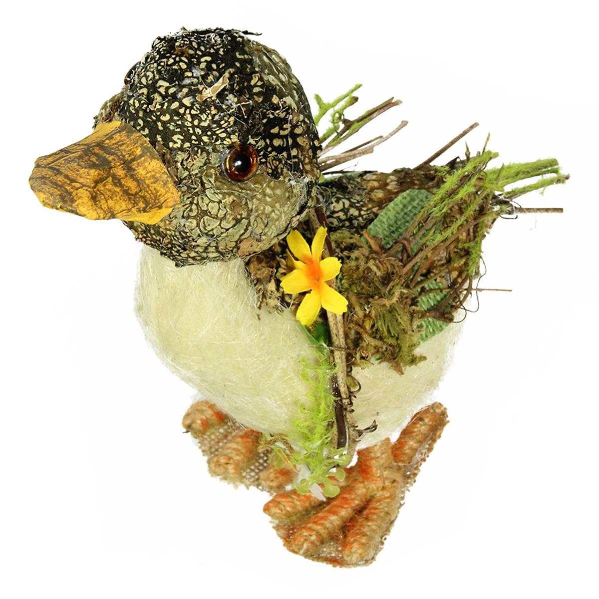 Northlight Seasonal Mixed Foliage Spring Duck Figurine