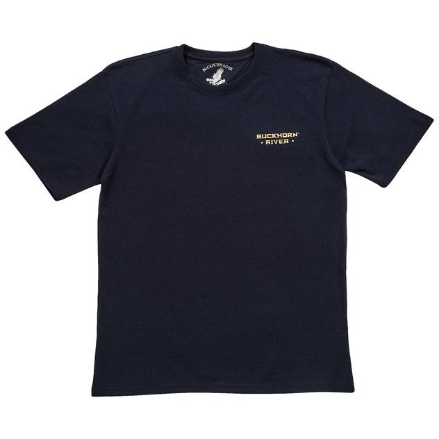 Mens Buckhorn River Lab Short Sleeve Tee - Navy Pier