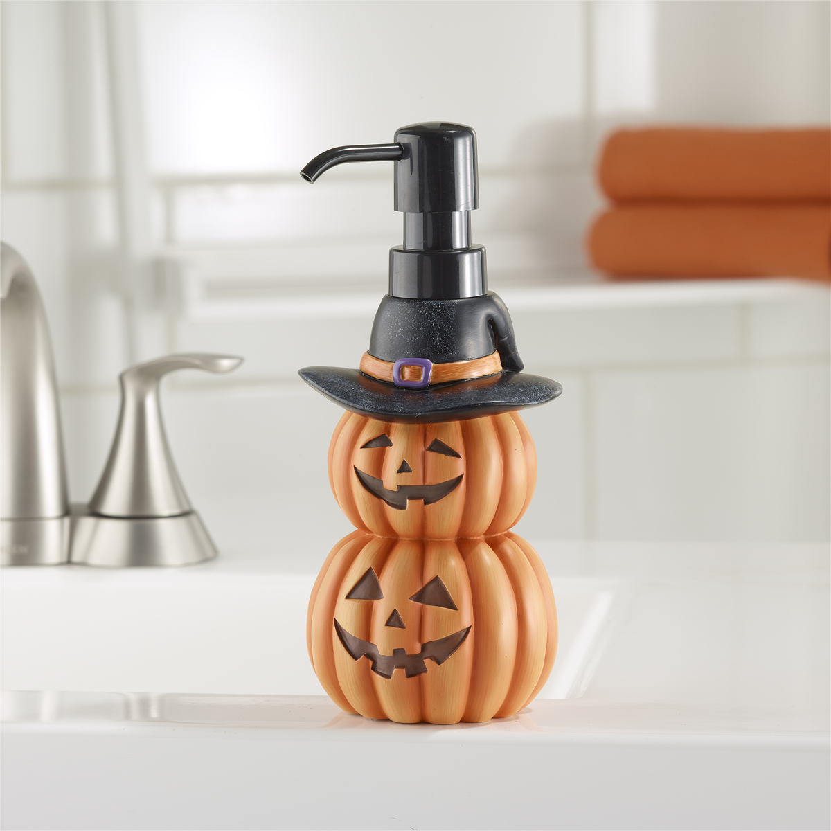 Avanti Pumpkin Patch Halloween Soap & Lotion Dispenser