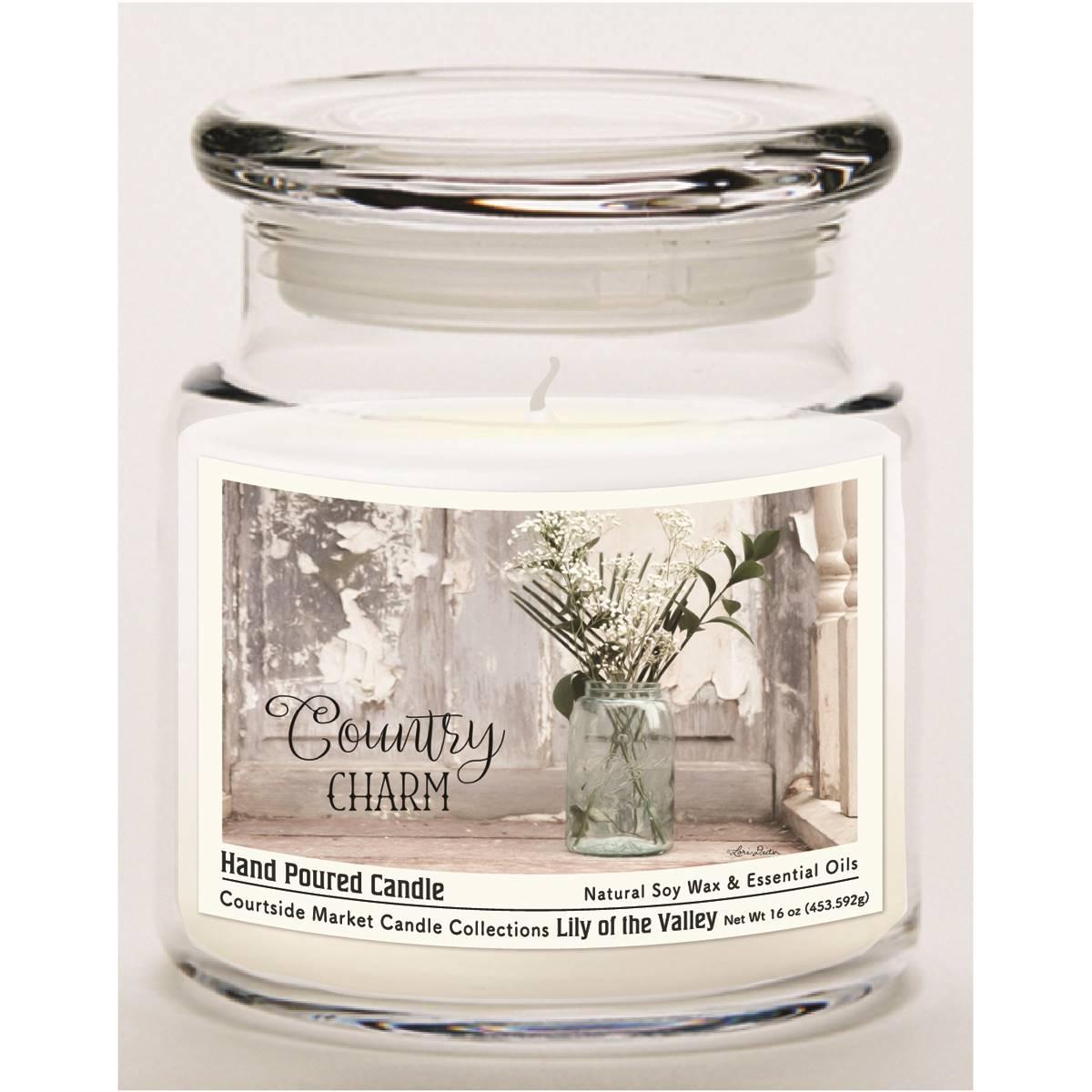 Courtside Market(R) Country 16oz. Lily of the Valley Jar Candle