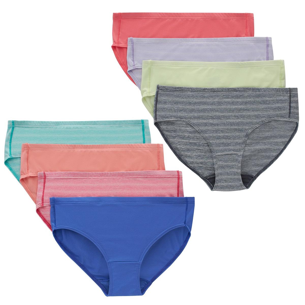 Girls Hanes(R) 8pk. Ultimate Pure Comfort(R) Microfiber Hipster