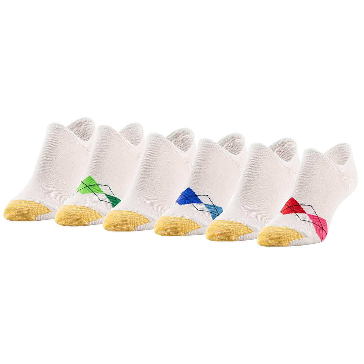 Womens Gold Toe® 6pk. Argyle Invisible 21.00