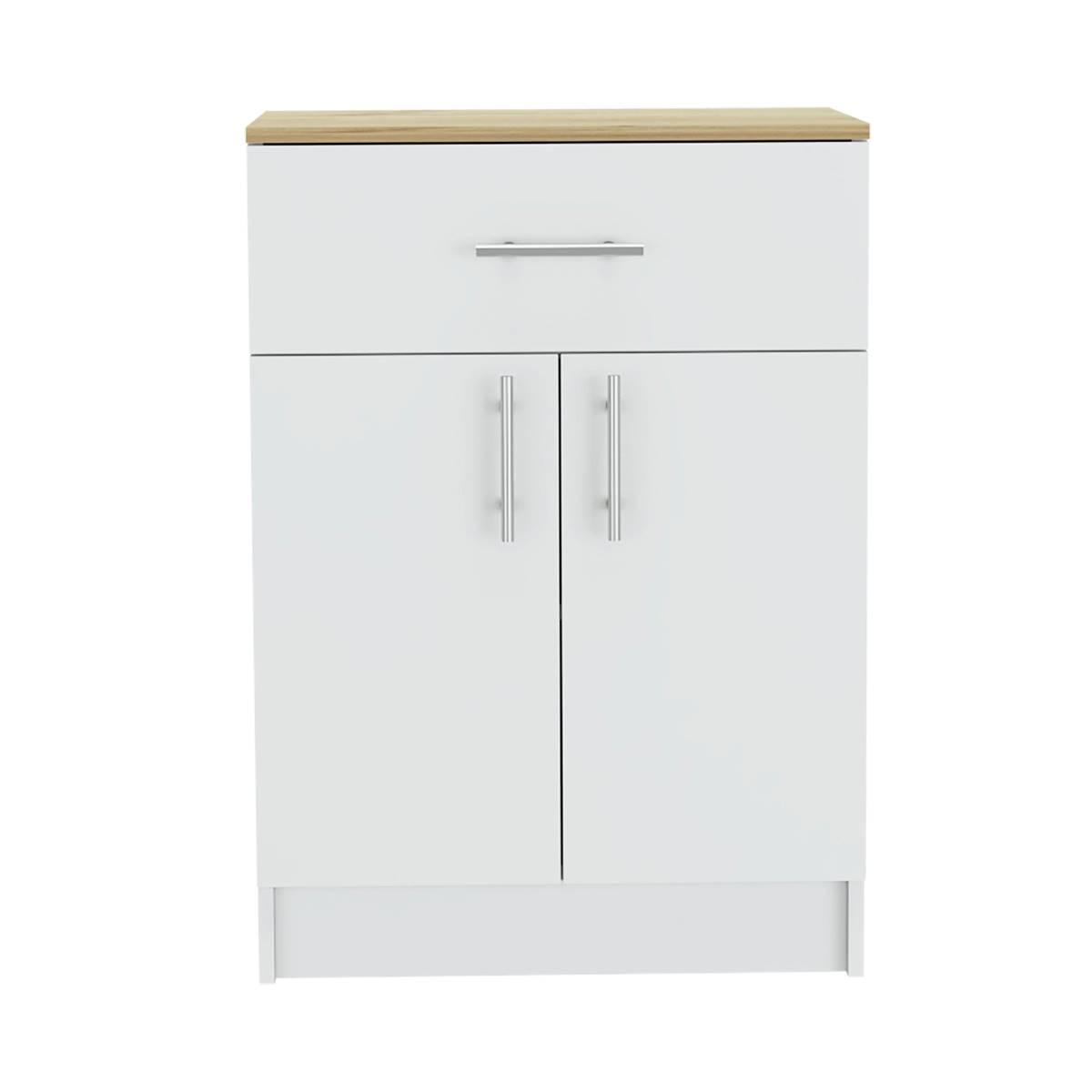 FM FURNITURE Oxford White Pantry Cabinet