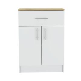 FM FURNITURE Oxford White Pantry Cabinet