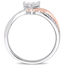 Diamond Classics™ 10kt. Two-Tone Gold 1/10ct. Diamond Heart Ring