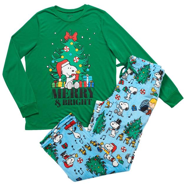 Mens Holiday Traditions Peanuts™ Merry & Bright Pajama Set