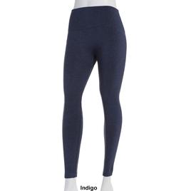 Womens One 5 One Heathered Indigo Fleece Lined Leggings