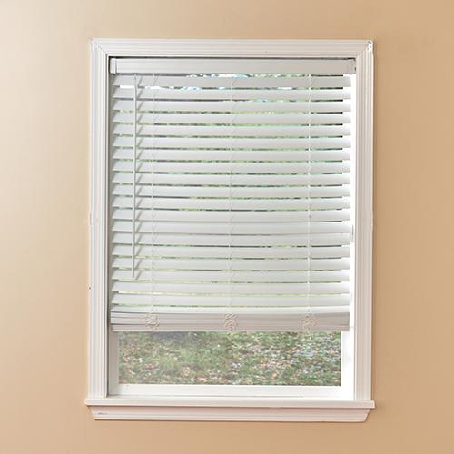 Achim Cordless GII Madera Falsa Faux Wood Blinds