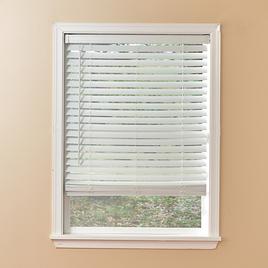Achim Cordless GII Madera Falsa Faux Wood Blinds