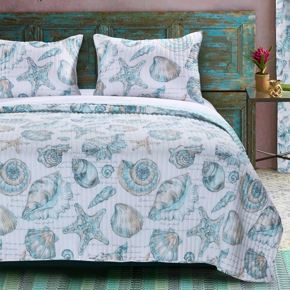Greenland Home Fashions(tm) Cruz Coastal Quilt Set