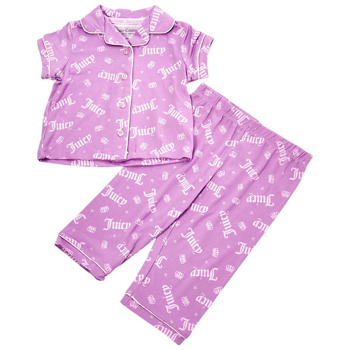 Baby Girl (12-24M) Juicy Couture Logo Pajama Set