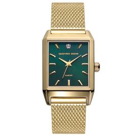 Mens Geoffrey Beene Genuine Diamond Green Dial Watch - GBA0054GD