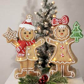 Northlight Seasonal 15.5in. LED Gingerbread Boy Christmas Figure