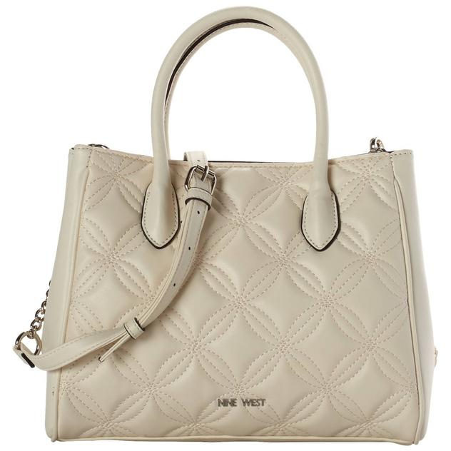 Nine West Casteel Quilted & Solid Satchel