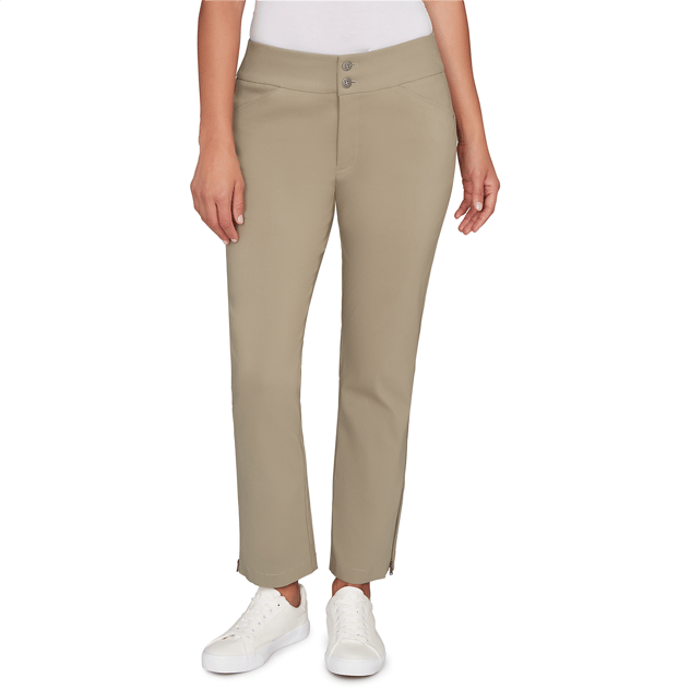 Womens Skye’s the Limit Fresh Start Zipper Hem Tapered Pants