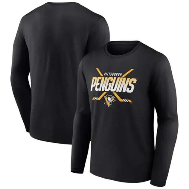 Mens Penguins Covert Long Sleeve T-Shirt