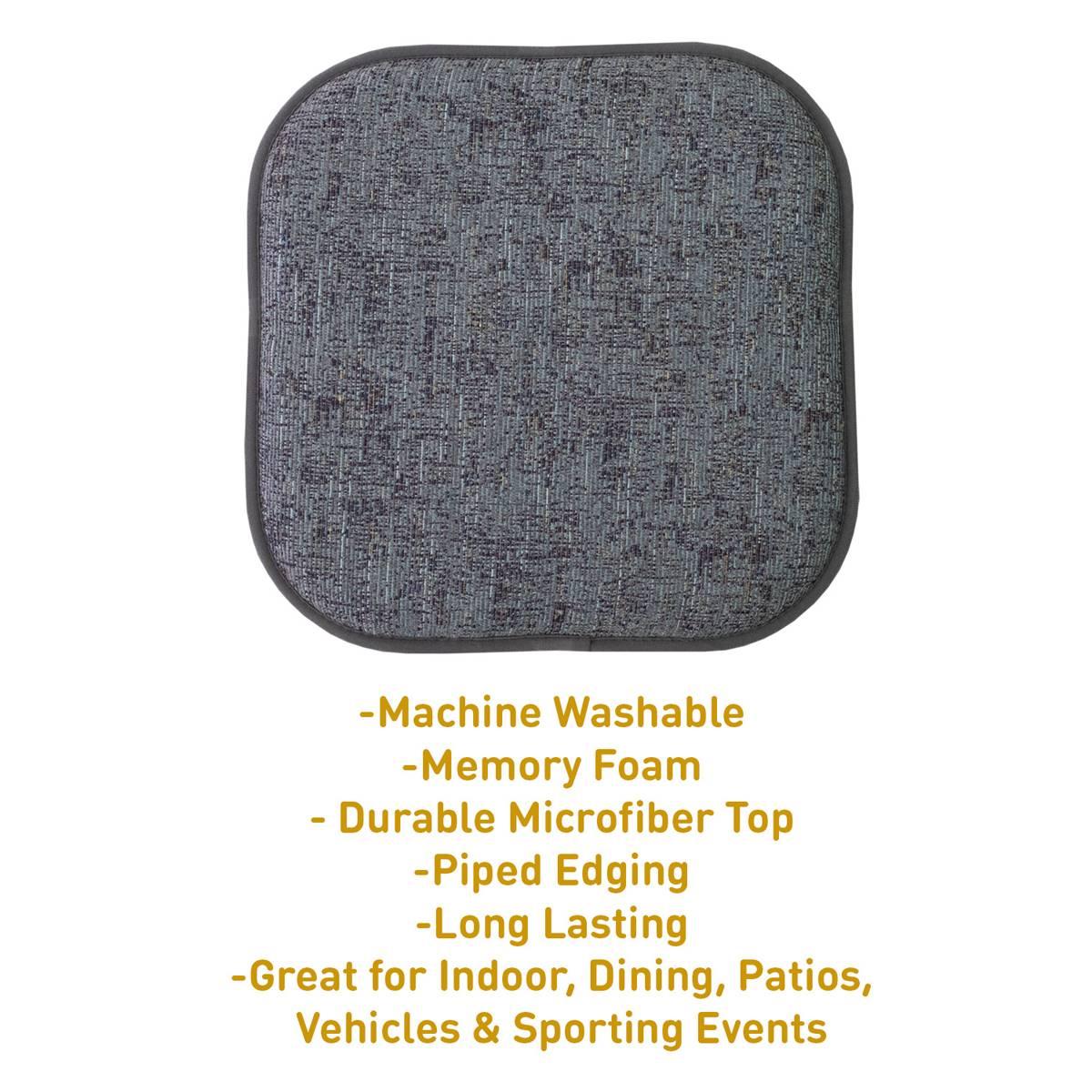 Sweet Home Collection Broadway No Slip Back Chair Pad Cushion
