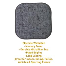 Sweet Home Collection Broadway No Slip Back Chair Pad Cushion