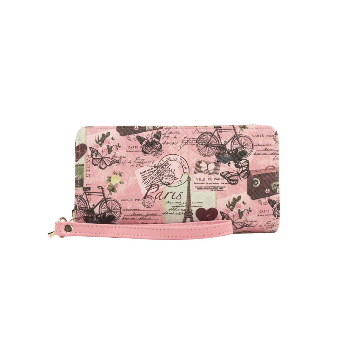 Womens Malibu Skye Paris Print Wallet $20