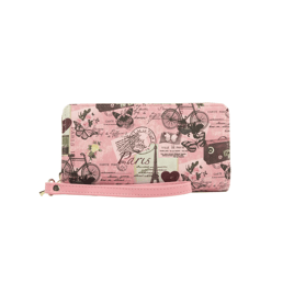 Womens Malibu Skye Paris Print Wallet $20