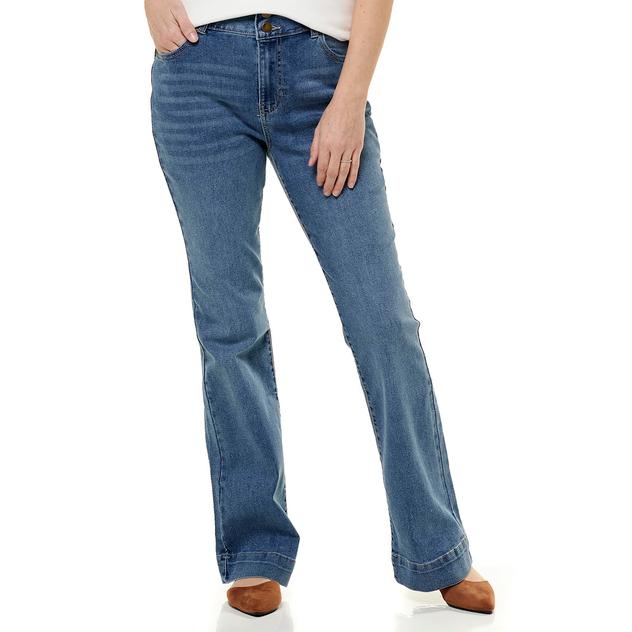 Womens d.jeans® Double Button Sculpting Bootcut Jeans