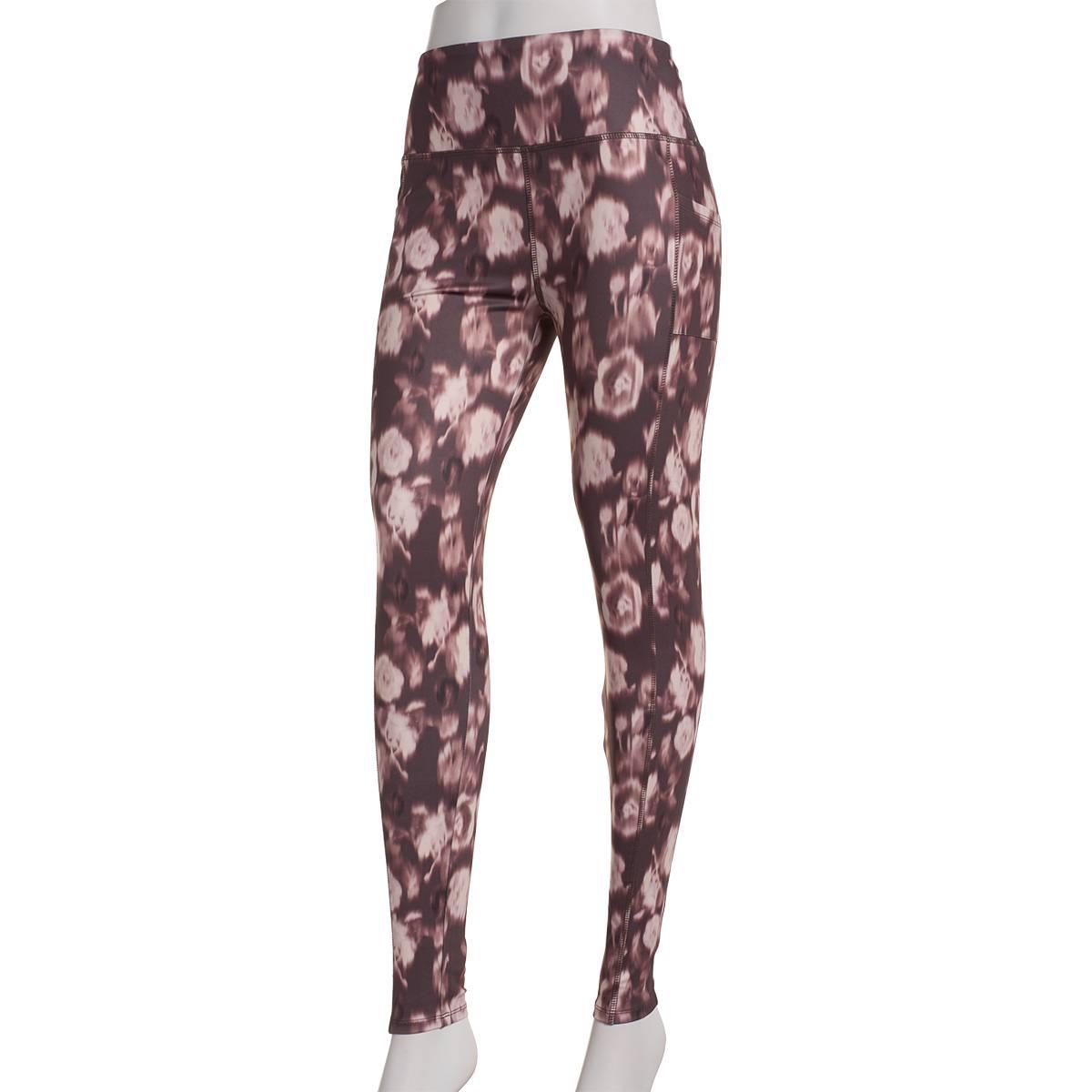 Plus Size Starting Point(R) Performance Leggings - Blurry Roses