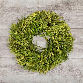 Northlight Seasonal 10in. Artificial Green Foliage Spring Wreath