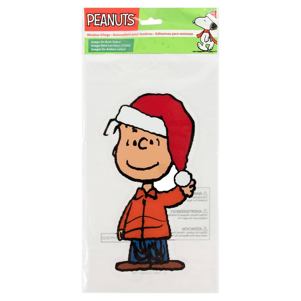 Northlight Seasonal Peanuts Linus Christmas Window Cling