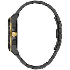 Mens Bulova Marine Star Black Bracelet Watch - 98D176