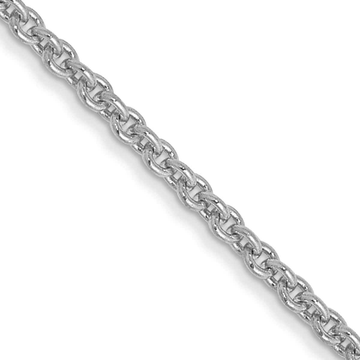 Gold Classics™ 10kt. White 1.4mm Chain Ankle Bracelet