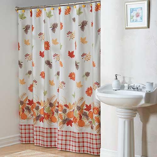 Harvest Garland 13pc. Shower Curtain Set